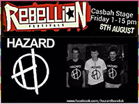 Hazard - Rebellion Festival, Blackpool 8.8.14